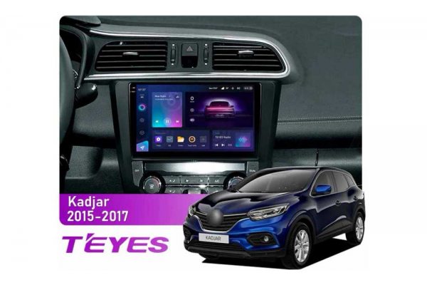 Штатна магнітола для Renault Kadjar 2015-2017 Teyes CC3 2k 6+128 Gb (A)
