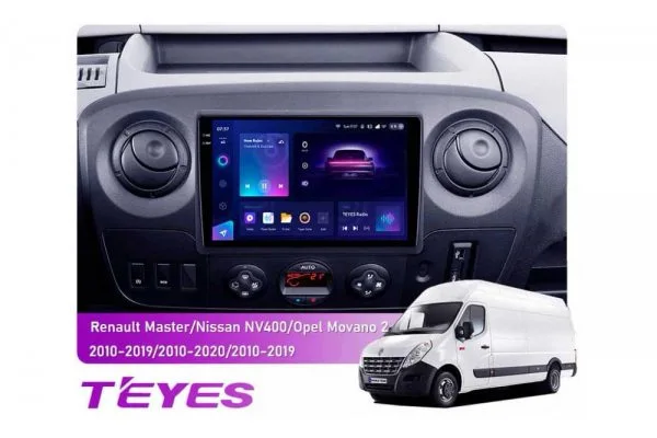 Штатна магнітола для Renault Master 2010-2019 Teyes CC3 2k 4+64 Gb (F1)