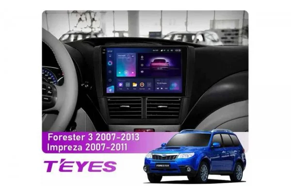 Штатна магнітола для Subaru Forester 2007-2013 Teyes CC3 2k 6+128 Gb