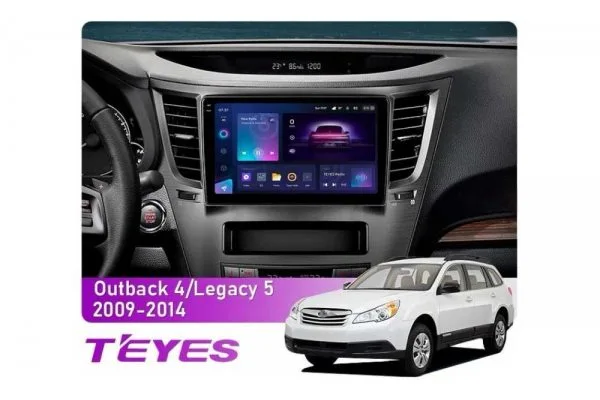 Штатна магнітола для Subaru Outback, Legacy 2009-2014 Teyes CC3 2k 6+128 Gb
