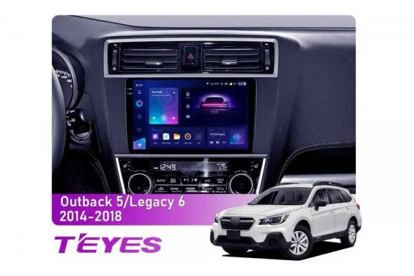 Штатна магнітола для Subaru Outback 2014-2018 Teyes CC3 2k 4+64 Gb