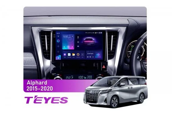 Штатна магнітола для Toyota Alphard H30 Teyes CC3 2k 4+64 Gb