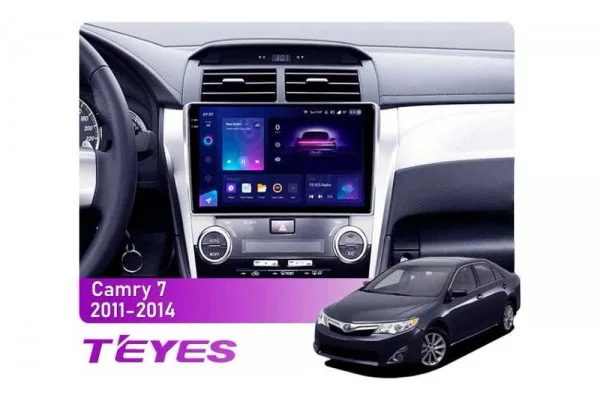 Штатная магнитола для Toyota Camry 2011-2014 Teyes CC3 2k 6+128 Gb (B)