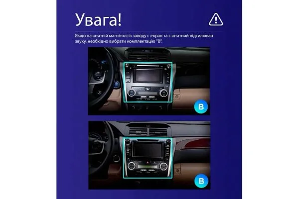 Штатная магнитола для Toyota Camry 2011-2014 Teyes CC3 2k 6+128 Gb (B)