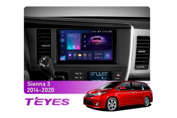 Штатная магнитола для Toyota Sienna 2014-2020 Teyes CC3 2k 6+128 Gb