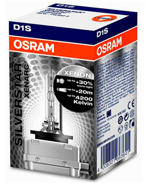 Ксеноновая лампа D1S Osram 66140SVS Xenarc Silverstar