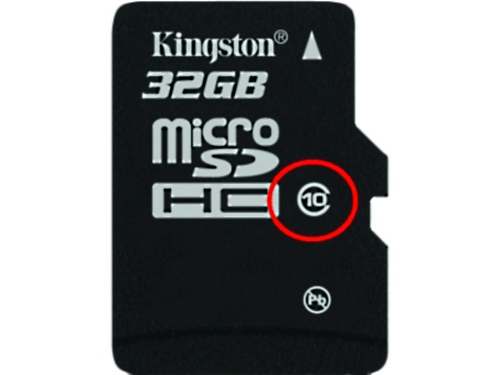 MicroSD 10 класса скорости для видеорегистраторов