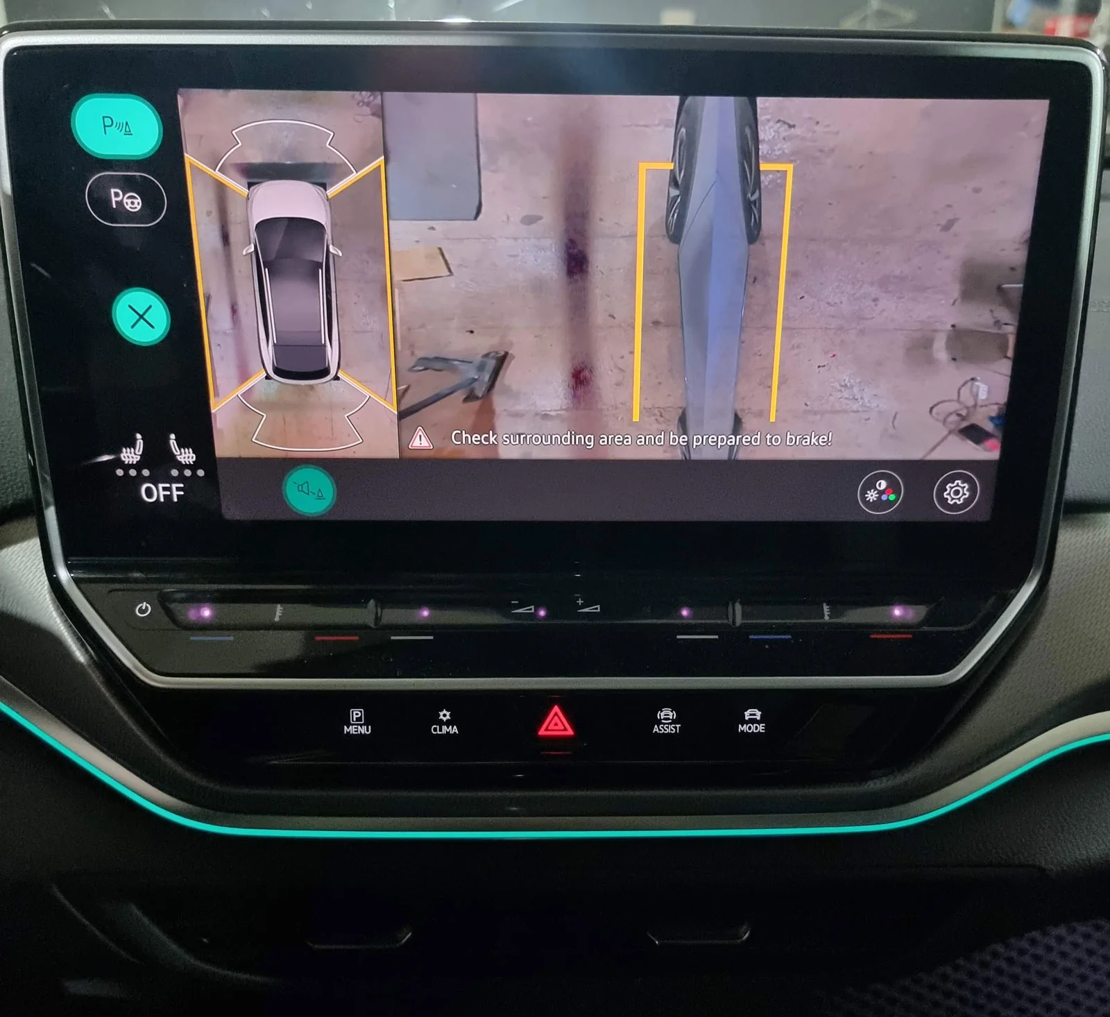 встановлення системи кругового огляду на VW id4