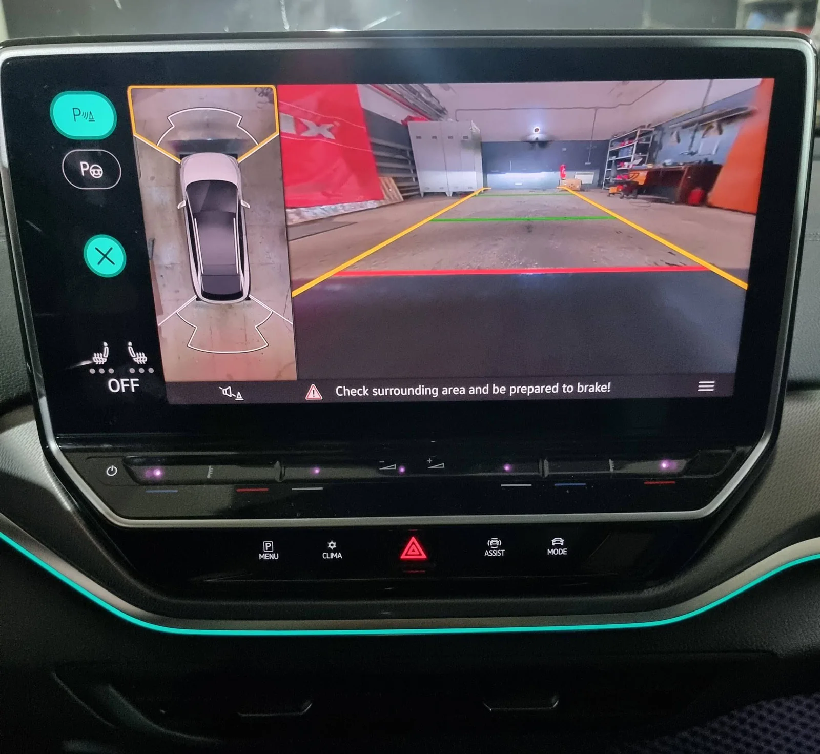 встановлення системи кругового огляду на VW id4
