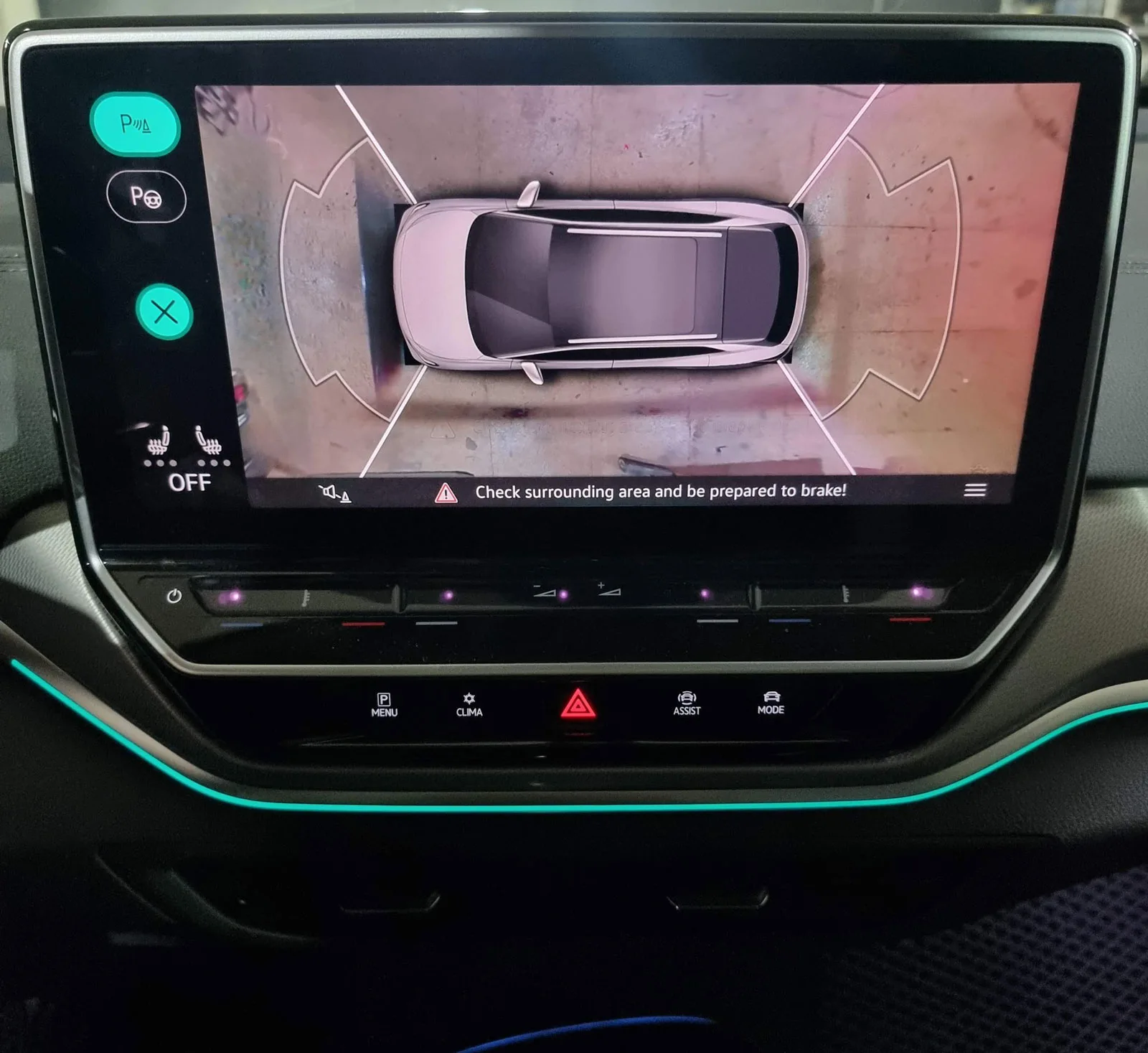 встановлення системи кругового огляду на VW id4