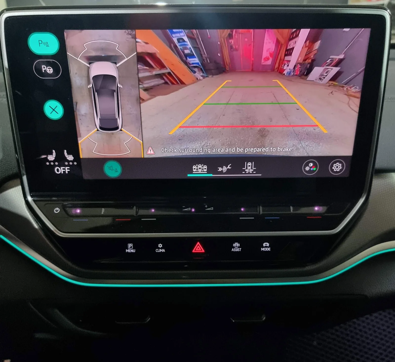 встановлення системи кругового огляду на VW id4