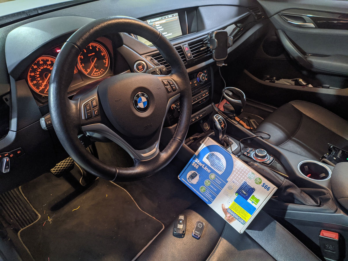 Установка автосигналізації на BMW X1