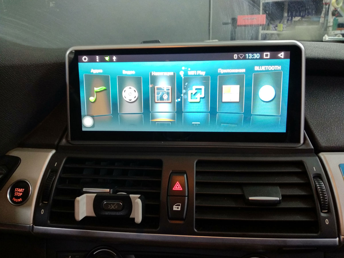 Установка штатной магнитолы Android на BMW X5 E70
