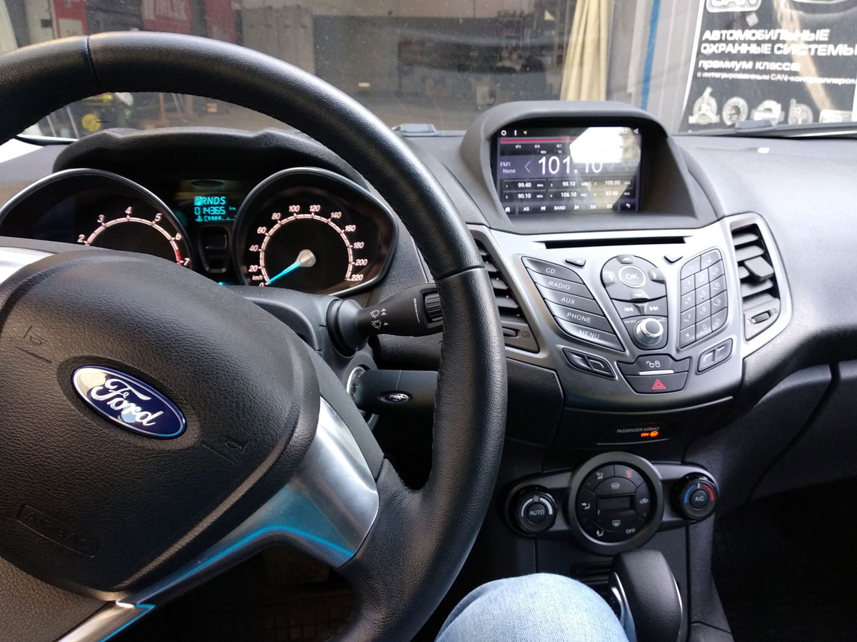 Установка штатной магнитолы на Ford Fiesta