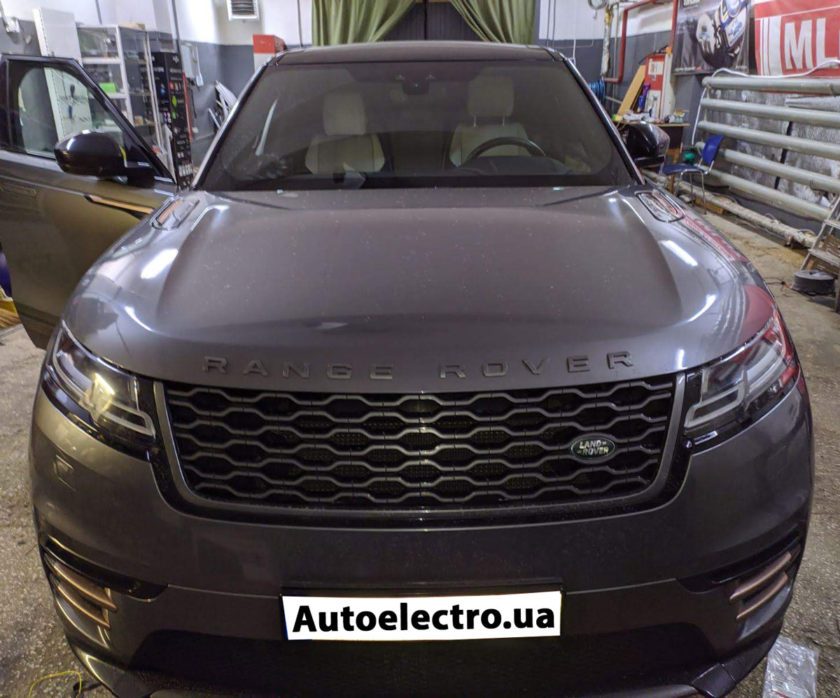 Установка автосигнализации на Range Rover Velar