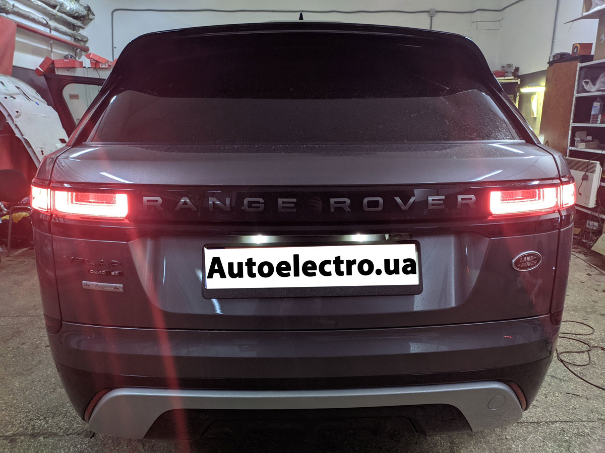 Установка автосигнализации на Range Rover Velar
