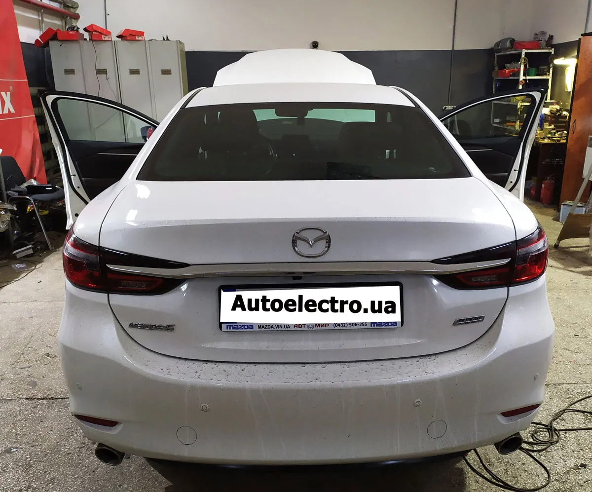Установка автосигнализации Starline S66 на Mazda 6