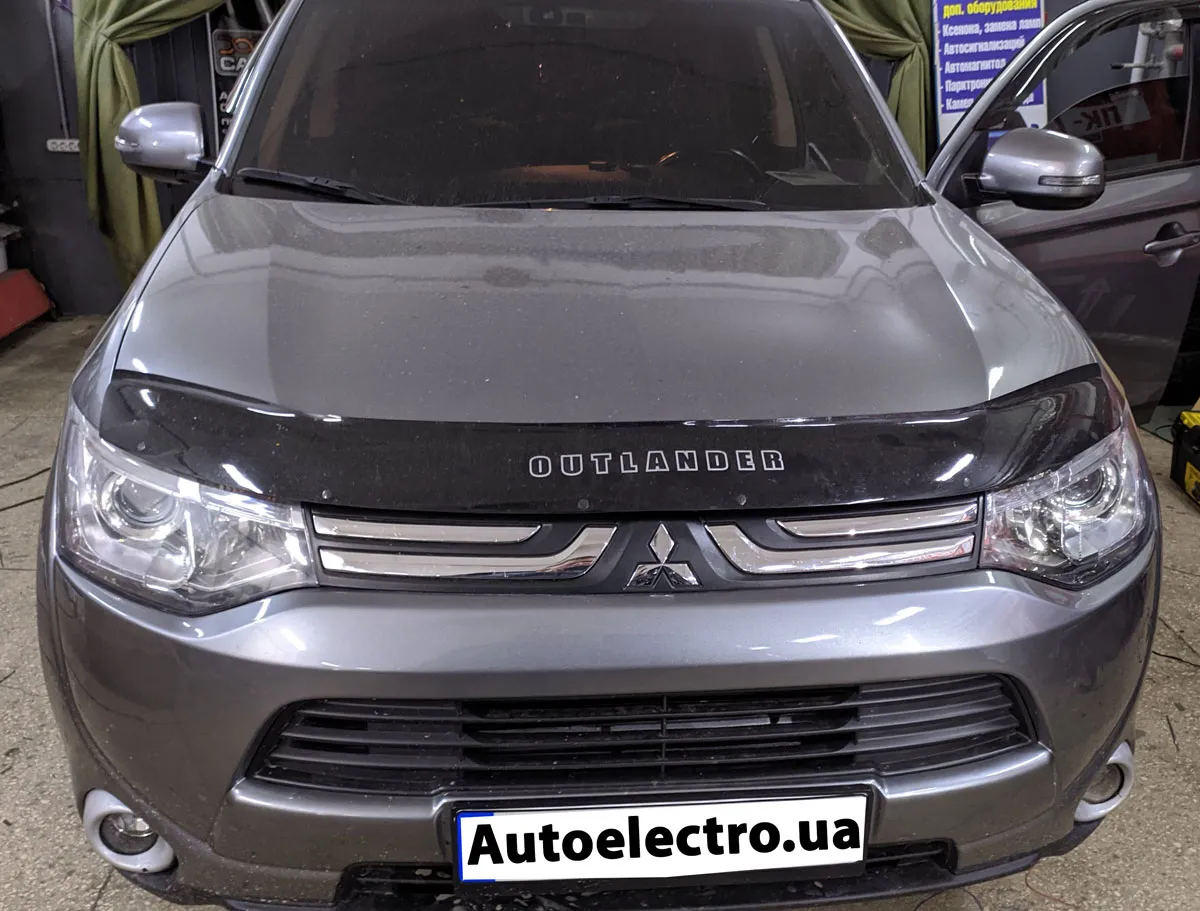 Установка автосигналізації з автозапуском на Mitsubishi Outlander