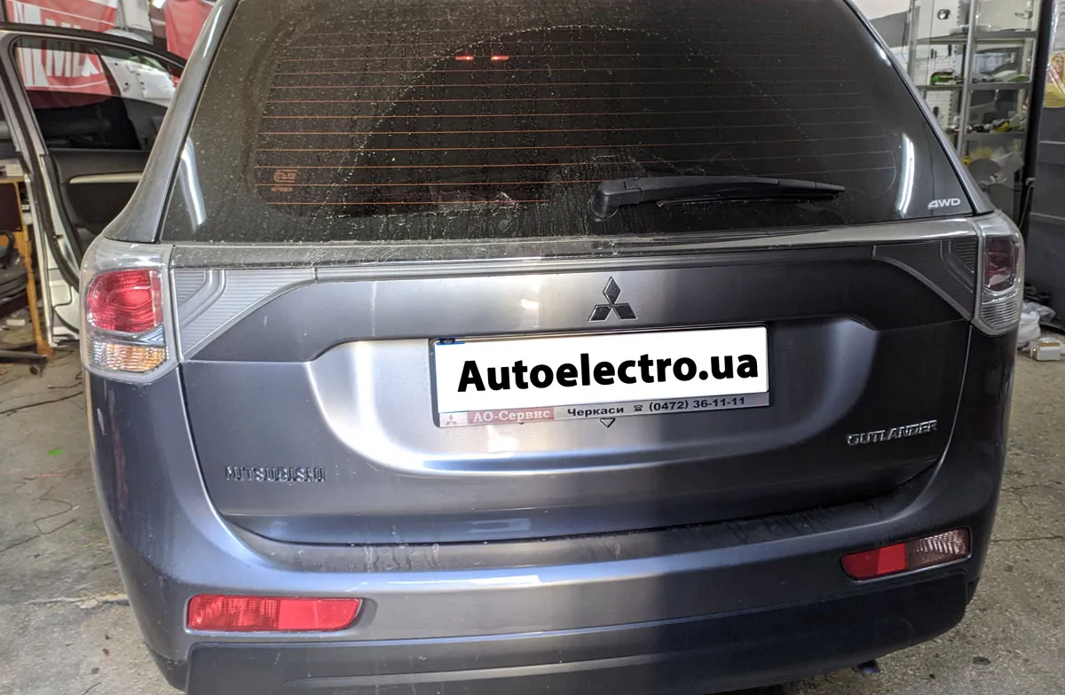 Установка автосигналізації з автозапуском на Mitsubishi Outlander