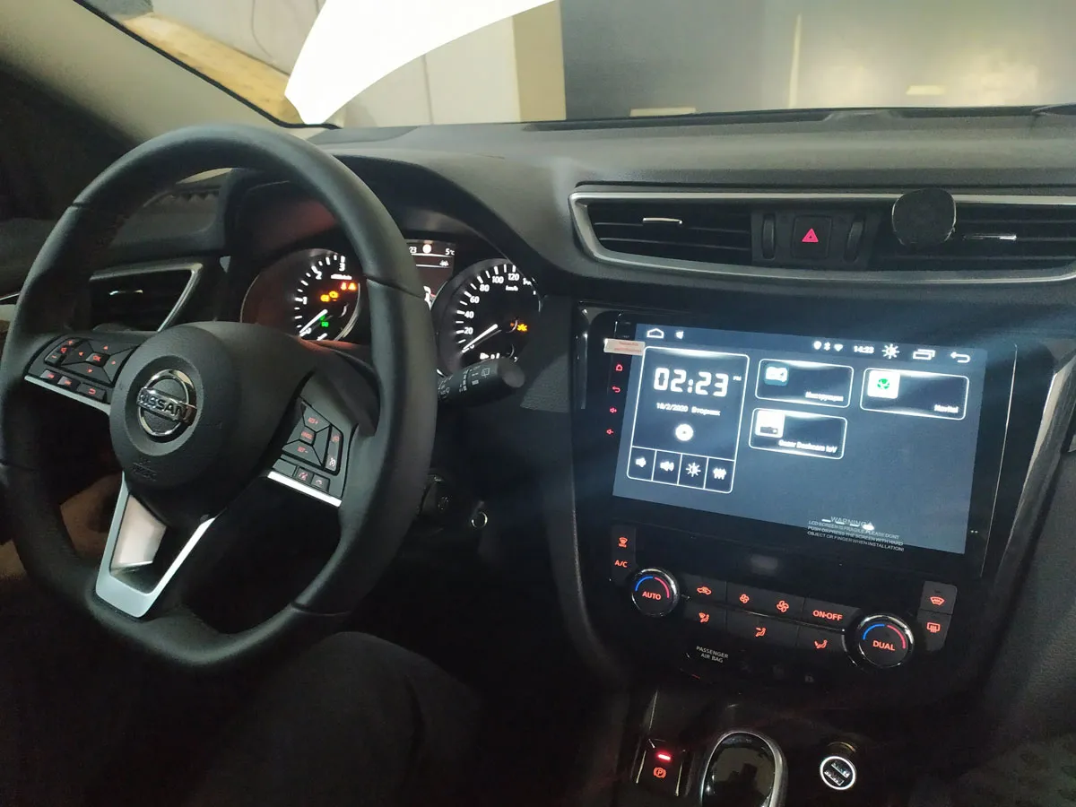 Установка штатной магнитолы Android  на Nissan Qashqai 