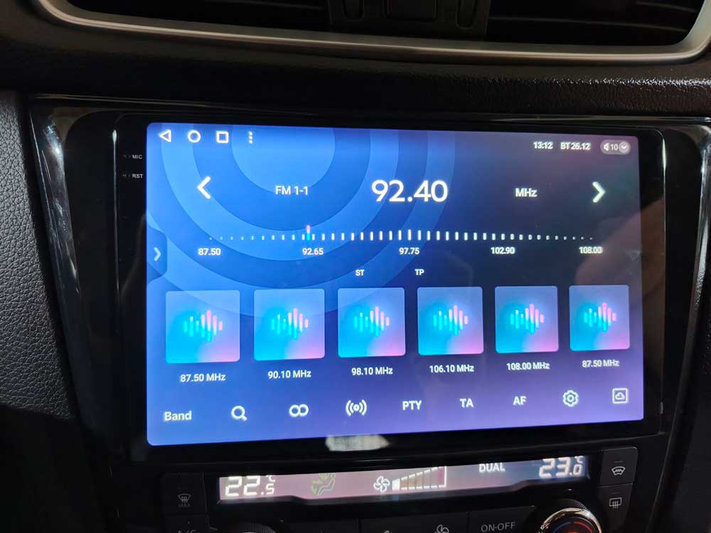 штатна магнітола для Nissan Qashqai