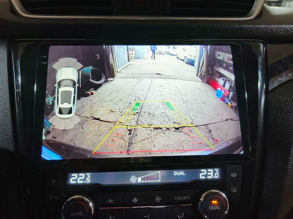 камера заднього виду для Nissan Qashqai