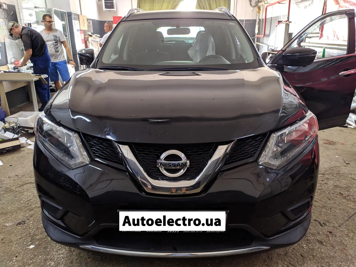 Установка автосигнализации с автозапуском на Nissan Rogue