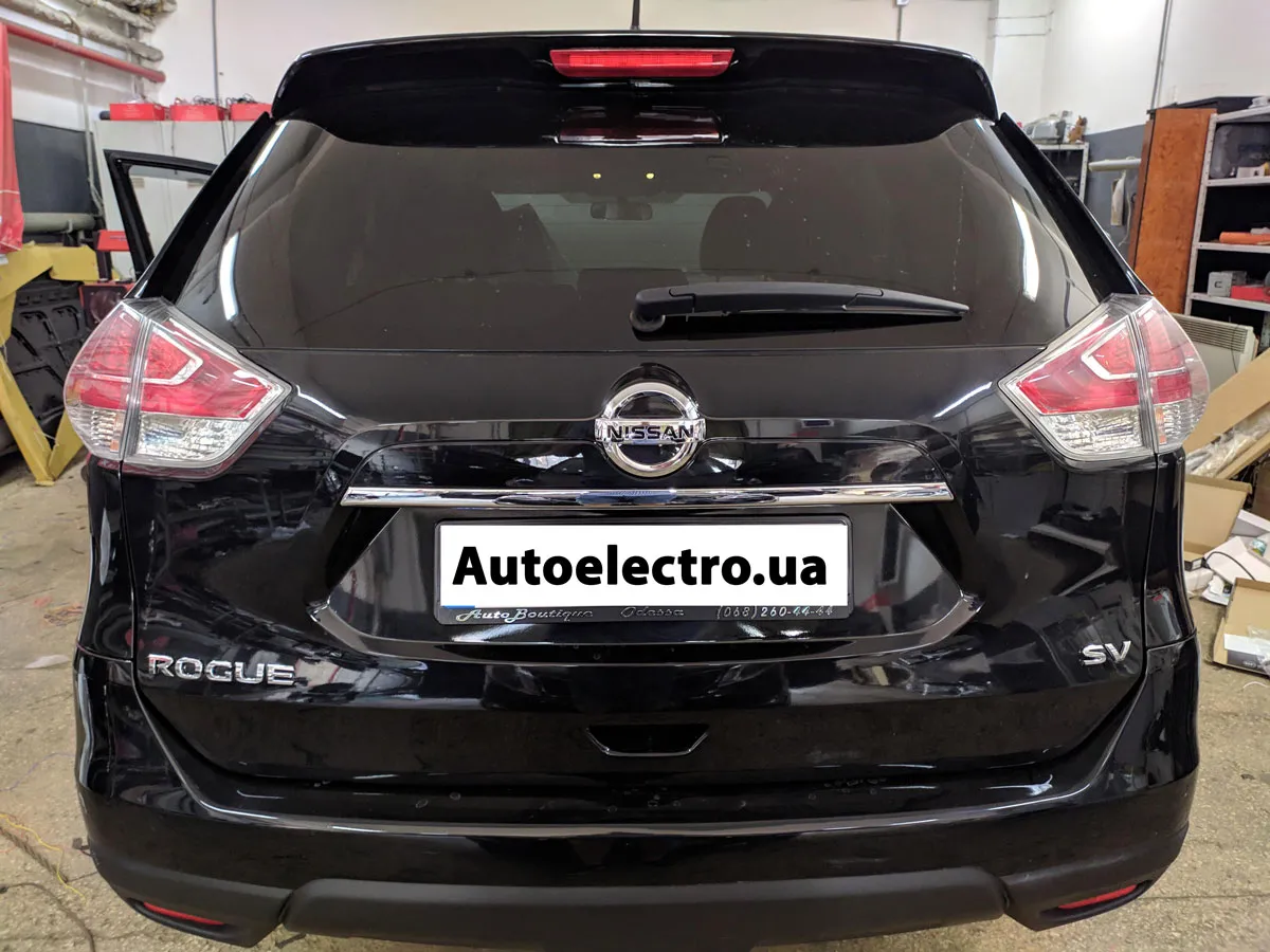 Установка автосигнализации с автозапуском на Nissan Rogue