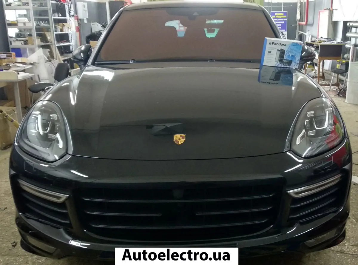 Установка автосигнализации на Porsche Cayenne