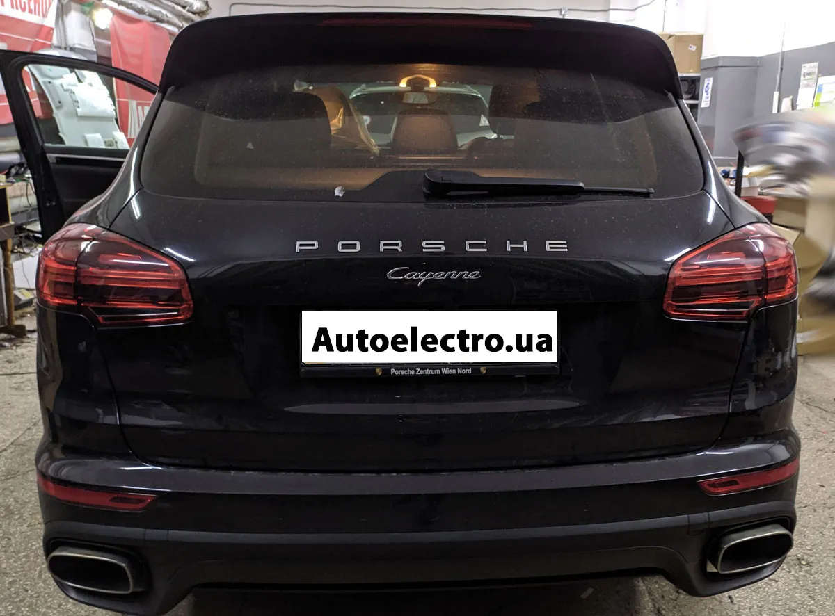 Установка автосигнализации на Porsche Cayenne