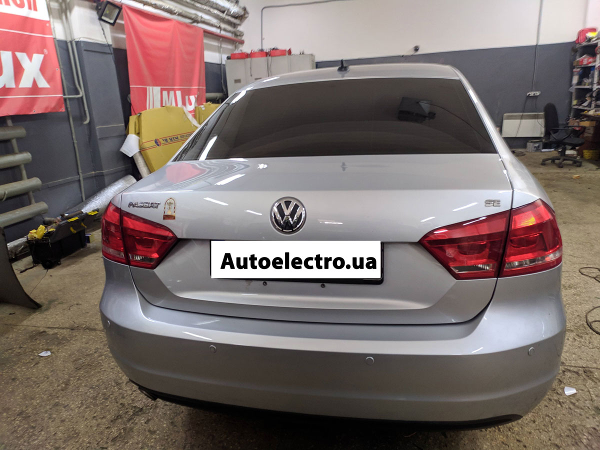 Установка парктроников на VW Passat B7