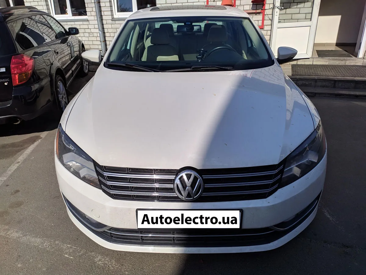 Установка автосигнализации на VW Passat B7 USA