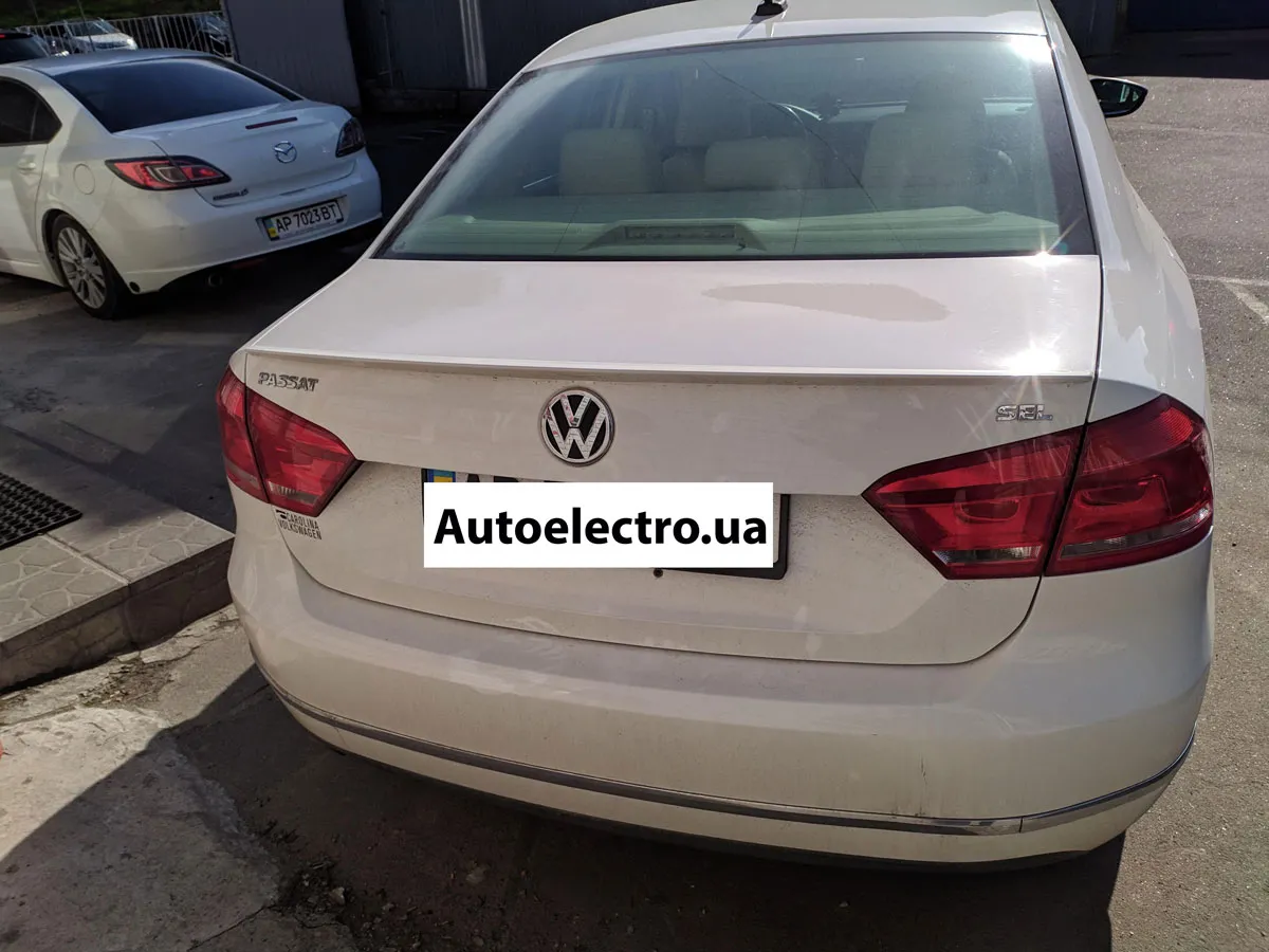 Установка автосигнализации на VW Passat B7 USA